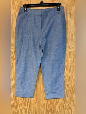 Talbots Light Blue Crop Pant